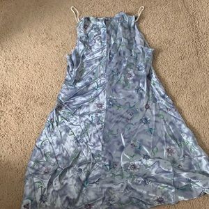 Cute blue dress with flowers